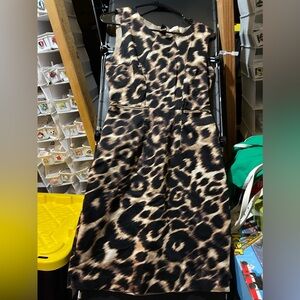 Calvin Klein Leopard Dress with pockets